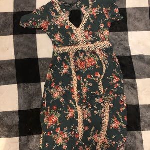 Romper with high-low bottom